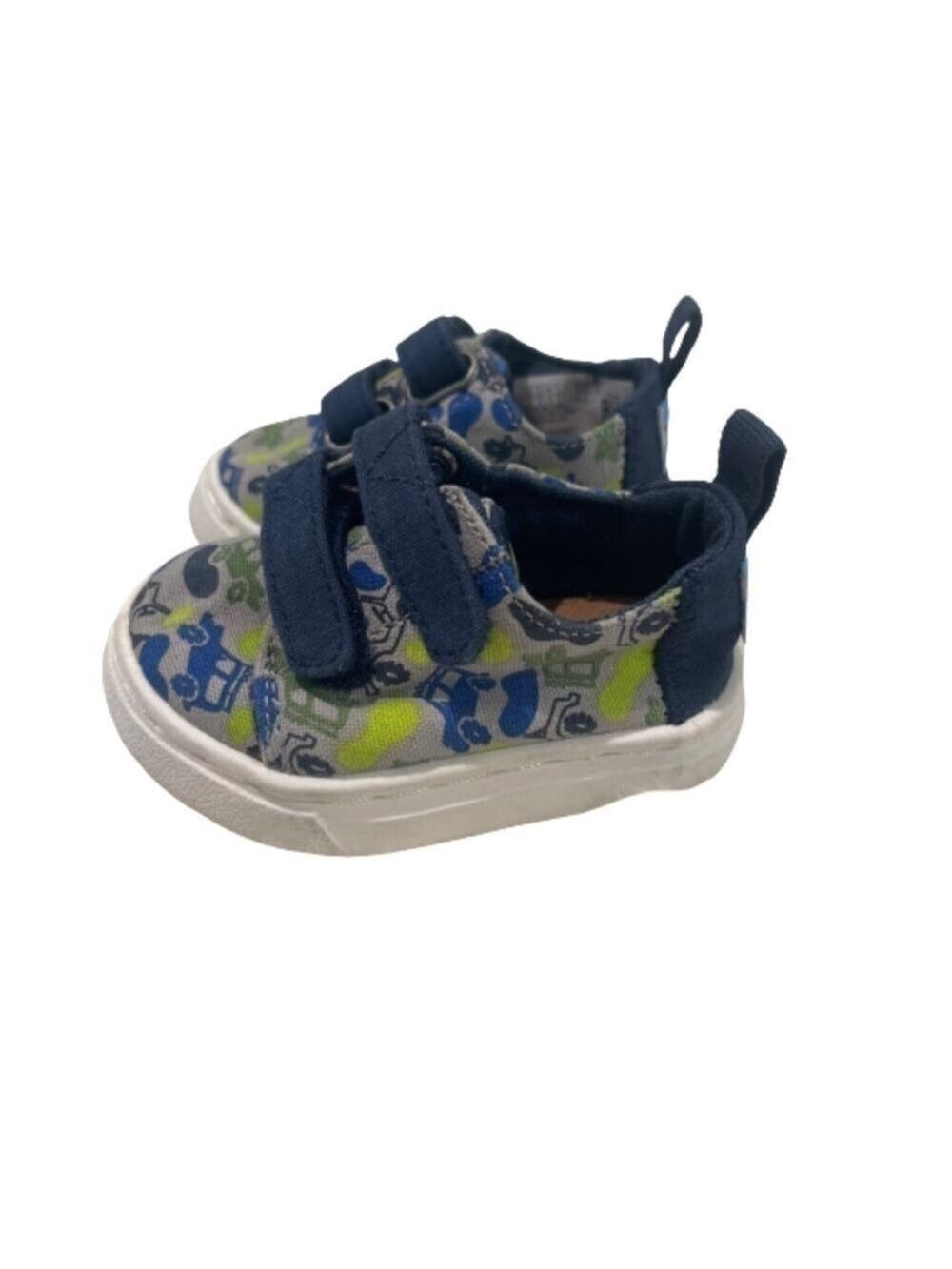 Boys Toddler Slip on Strap Car Grey Shoes T2 US!